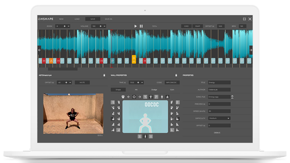 Editor de canciones OhShape